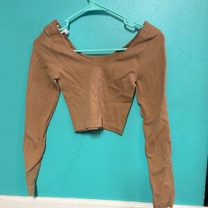 Aeropostale Tan Crop Top